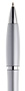 Srebrny, plastikowy długopis reklamowy AP1001-14