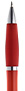 Czerwony, plastikowy długopis reklamowy AP1001c-05