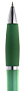 Zielony, plastikowy długopis reklamowy AP1001c-09