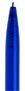 Niebieski, plastikowy długopis reklamowy AP2090-04