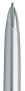 Srebrny, plastikowy długopis reklamowy AP2187m-14