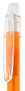 Biało-pomarańczowy, plastikowy długopis reklamowy AP2208-10