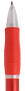 Czerwony, plastikowy długopis reklamowy AP2805-05