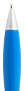 Niebieski, plastikowy długopis reklamowy AP3000-12