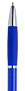 Niebieski, plastikowy długopis reklamowy AP4024c-04