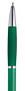 Zielony, plastikowy długopis reklamowy AP4024c-09