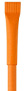 Pomarańczowy, papierowy długopis reklamowy AP5000-10