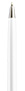 Biały, plastikowy długopis reklamowy AP7010-06