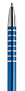 Niebieski, metalowy długopis reklamowy AP9010-04
