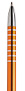 Pomarańczowy, metalowy długopis reklamowy AP9010-10