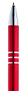 Czerwony, metalowy długopis reklamowy AP9028-05