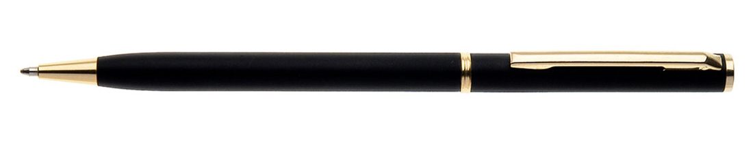Metalowy długopis reklamowy AP2006-03 - czarny