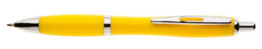 Plastikowy długopis reklamowy AP1001b-08 - żółty