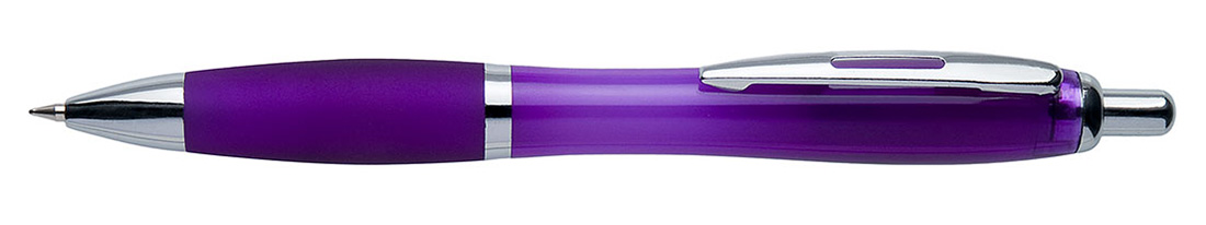 Plastikowy długopis reklamowy AP1001c-21 - fioletowy