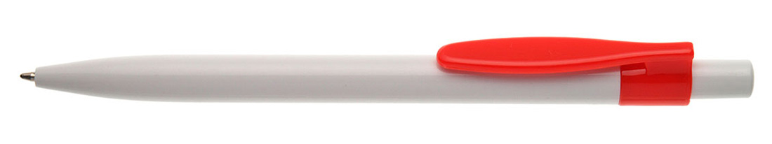 Plastikowy długopis reklamowy AP2090c-05 - biało-czerwony