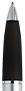 Srebrno-czarny, plastikowy długopis reklamowy AP2188-03