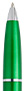 Zielony, plastikowy długopis reklamowy AP2188m-09