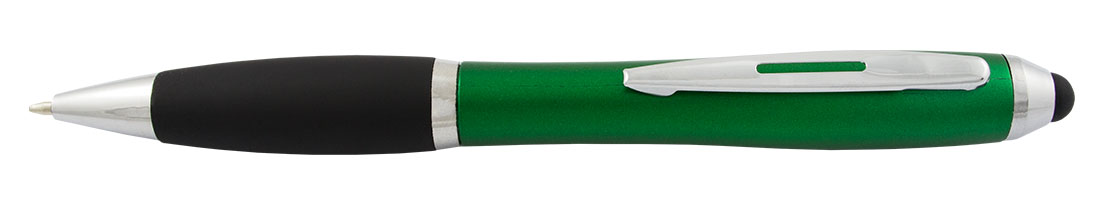 Plastikowy długopis reklamowy AP7020-09 - czarno-zielony