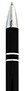 Czarny, metalowy długopis reklamowy AP9029-C01