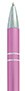 Różowy, metalowy długopis reklamowy AP9029-C16