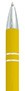 Żółty, metalowy długopis reklamowy AP9029-C21