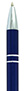 Ciemnofioletowy, metalowy długopis reklamowy AP9029-C09