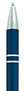 Ciemnoniebieski, metalowy długopis reklamowy AP9029-C10