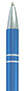 Błękitny, metalowy długopis reklamowy AP9029-C11