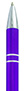 Jasnofioletowy, metalowy długopis reklamowy AP9029-C19