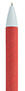 Czerwony, papierowy długopis reklamowy AP5060-05