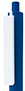 Niebiesko-biały, plastikowy długopis reklamowy El Primero Color-04