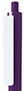 Fioletowo-biały, plastikowy długopis reklamowy El Primero Color-21