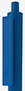 Niebieski, plastikowy długopis reklamowy El Primero Solid-04