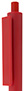 Czerwony, plastikowy długopis reklamowy El Primero Solid-05