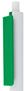 Biało-zielony, plastikowy długopis reklamowy El Primero White-09