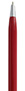 Czerwony, metalowy długopis reklamowy AP9030-05