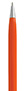 Pomarańczowy, metalowy długopis reklamowy AP9030-10