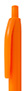 Pomarańczowy, plastikowy długopis reklamowy AP2050-10